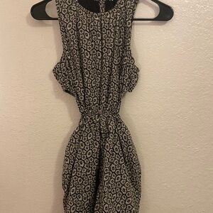 Floral Cut-Out Romper